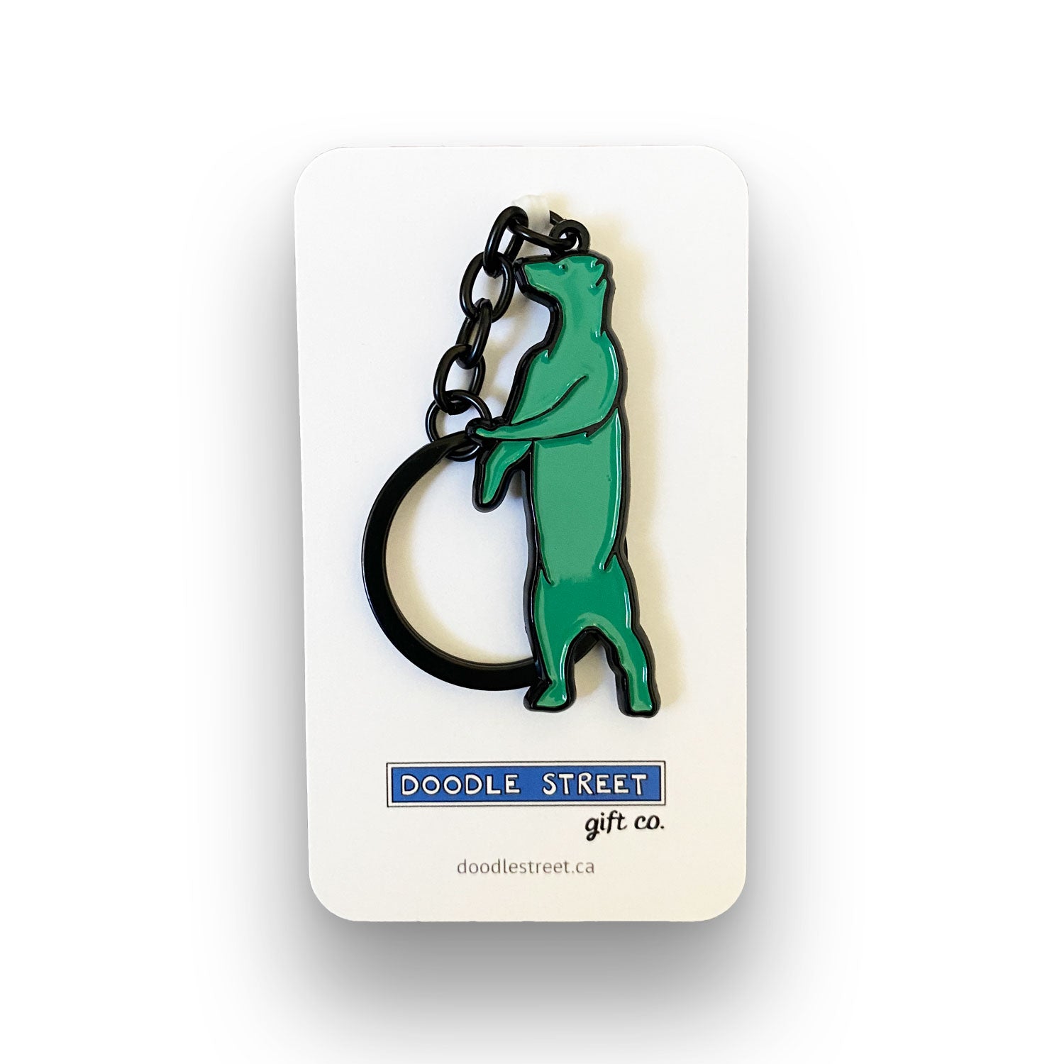 Begging Bear Keychain