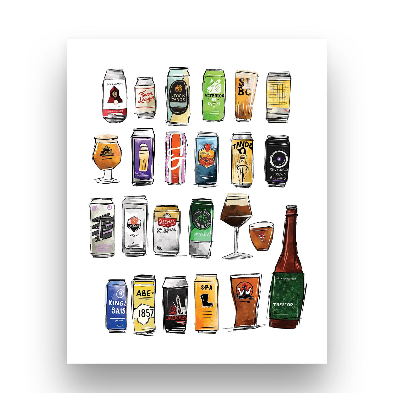 Local Beer Doodle